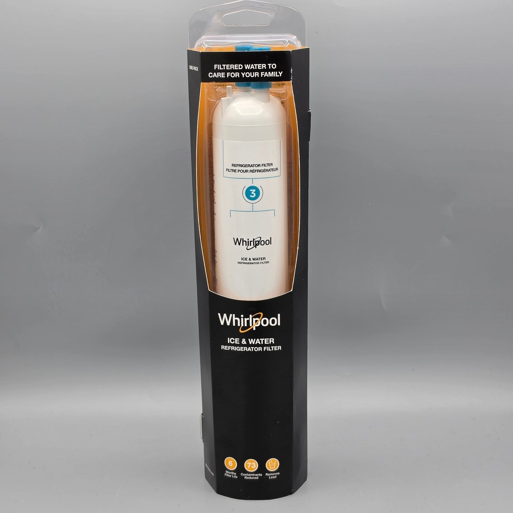 Whirlpool Water Filter White Filter 3 WHR3RXD1 Genuine Replacement Part Fridge